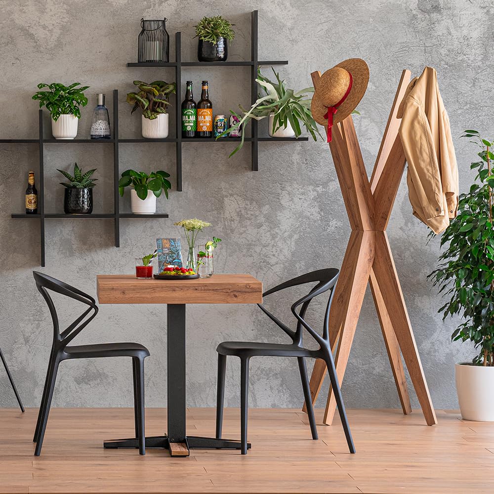Mobili Fiver, Coat stand, Emma Rustic Oak, Made In Italy