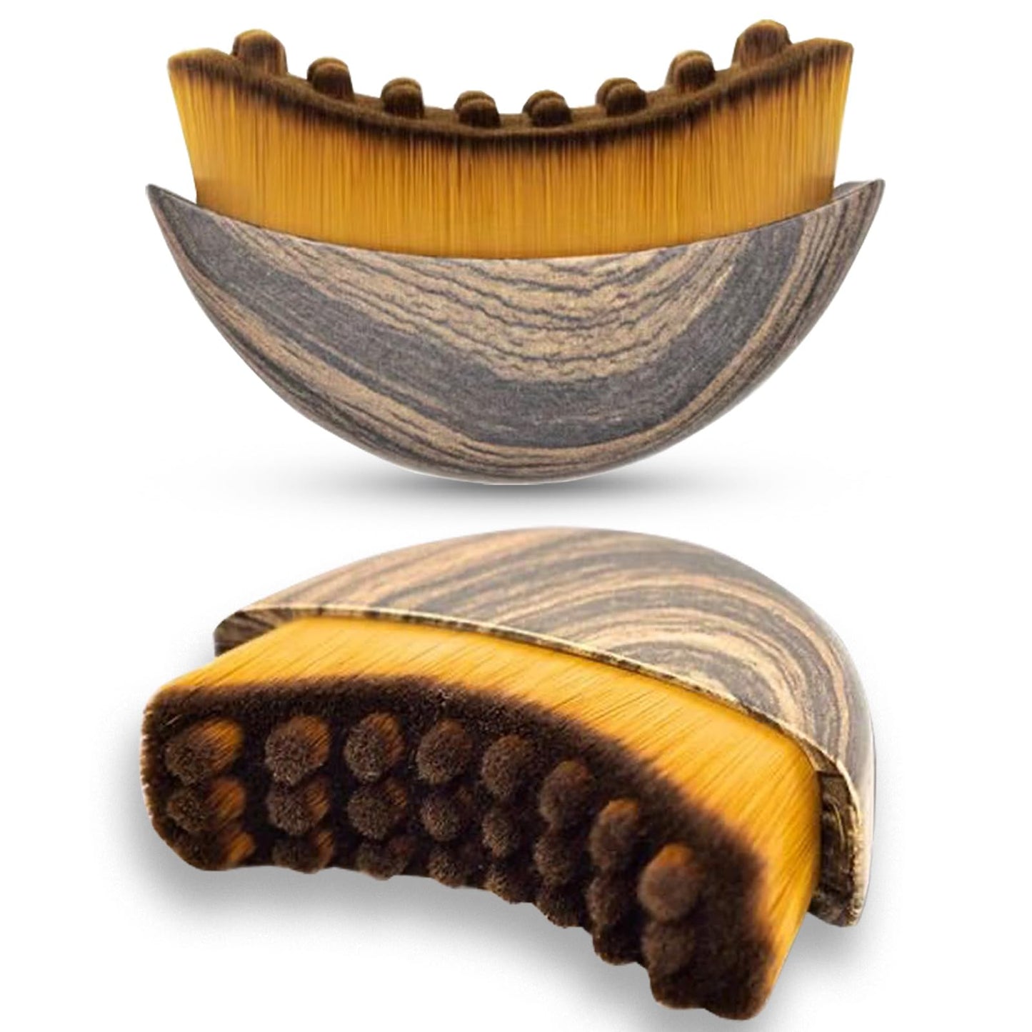 2Pcs Lymphatic Drainage Massager for Face & Body, Lymphatic Drainage Brush, Lymphatic Contour Face Brush for Chin & Jawline Sculpting, Dry Brushing