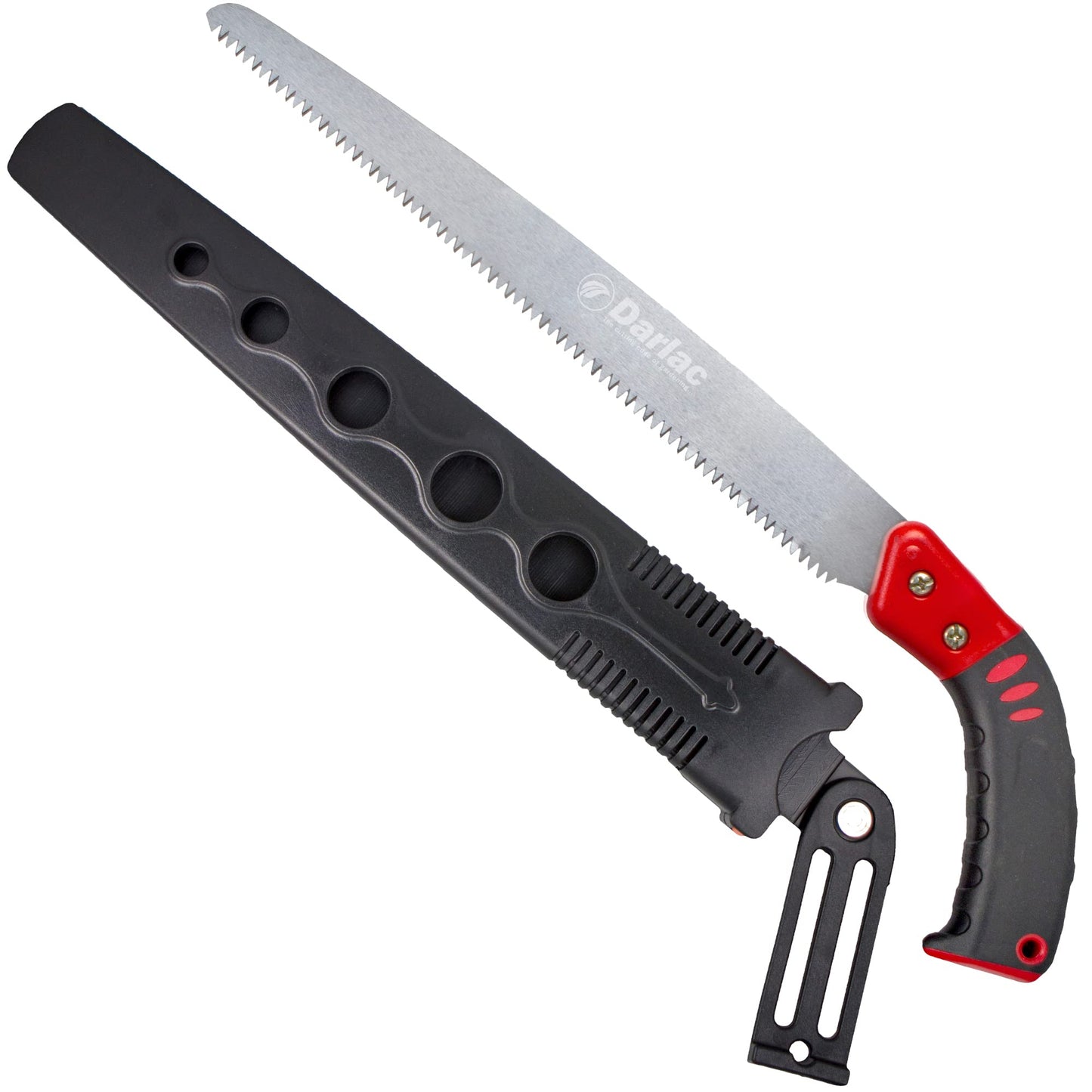 Darlac Sabre Tooth Tri?Edged Pruning Saw - Lightweight - Ideal for Pruning Fruit Trees - Easy Pull-Back Action - Non-Slip Grip - Razor Sharp Precision