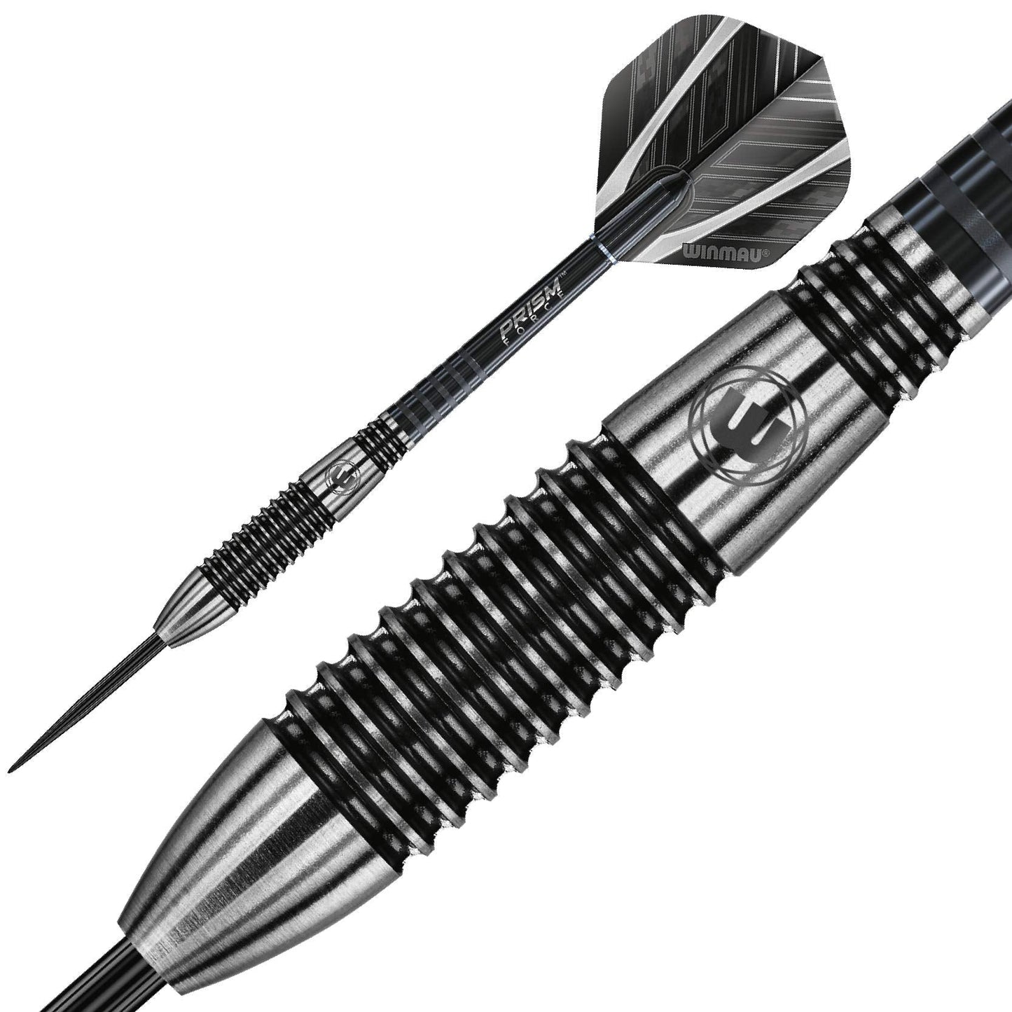 WINMAU Blackout 26 Gram Tungsten Darts Set with Flights and Shafts (Stems)