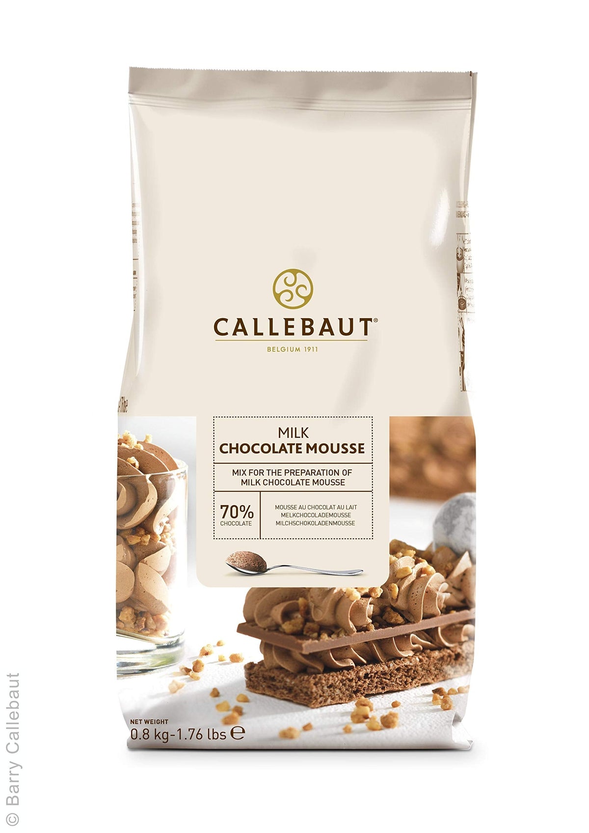 Callebaut Milk Chocolate Mousse Powder 800 g