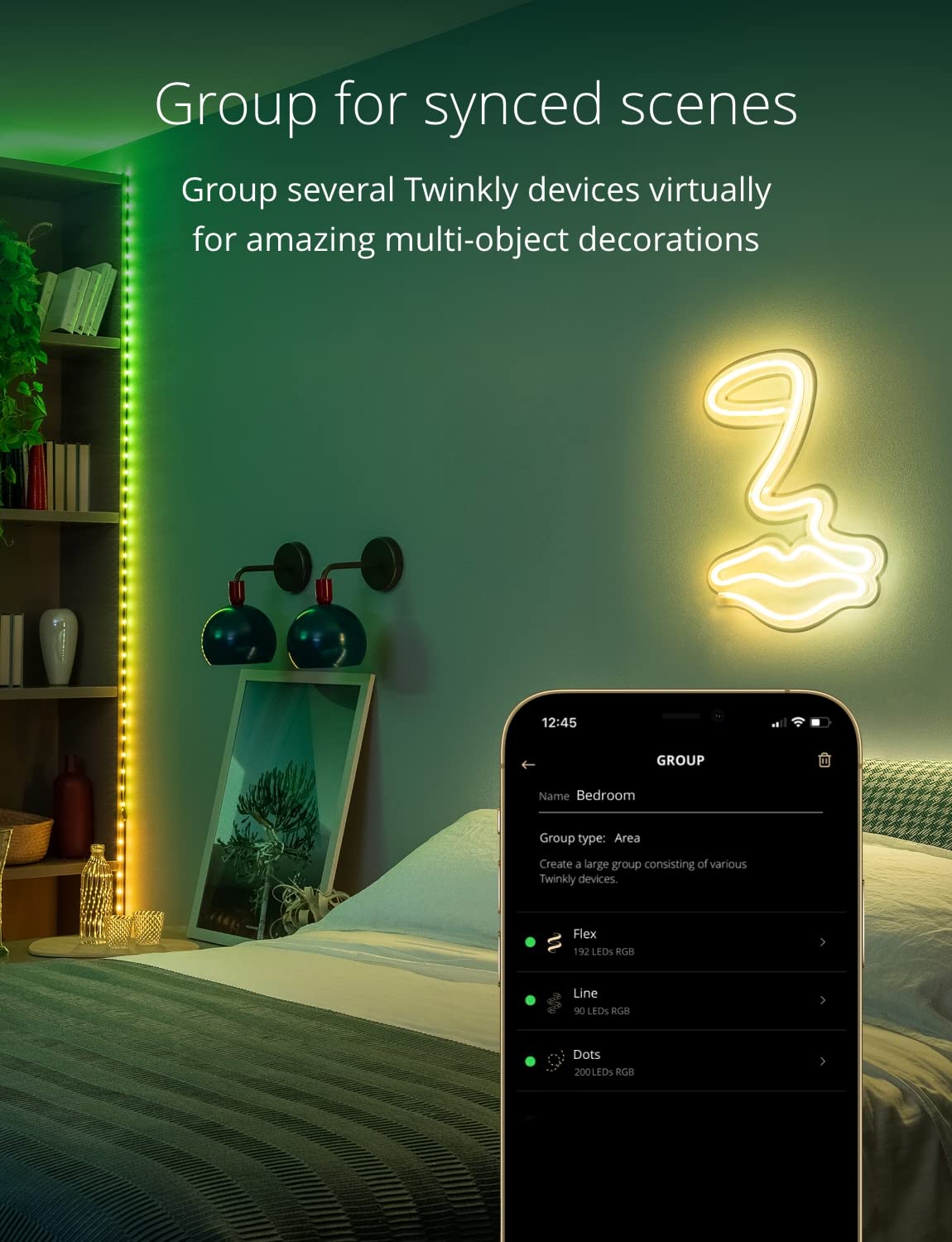 Twinkly Dots 10m, Flexible RGB LED Strip, in- and Outdoor, Compatible with Alexa and Google Home, IP44, 16 M+ Colors, App Control, Transparent Wire,