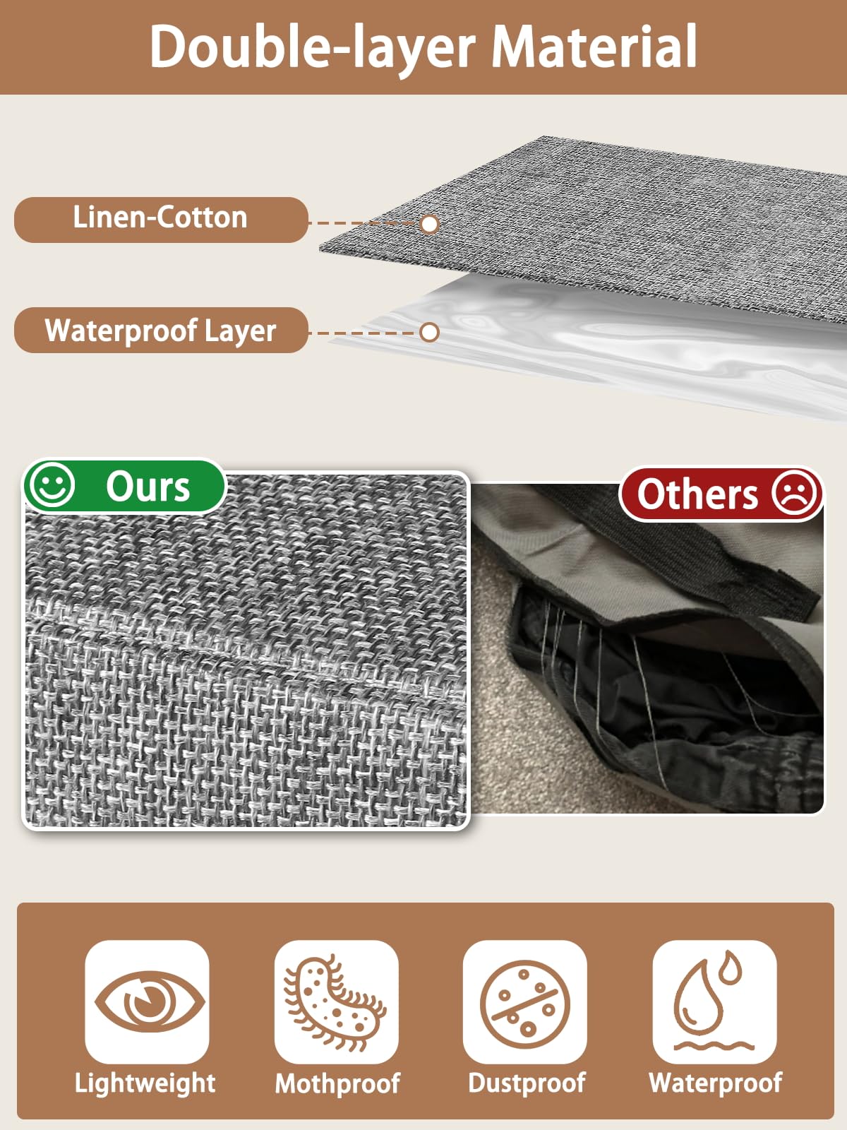 mepure Under Bed Storage, 10cm High Low Profile, 100×50×10cm, 2-Pack, grey