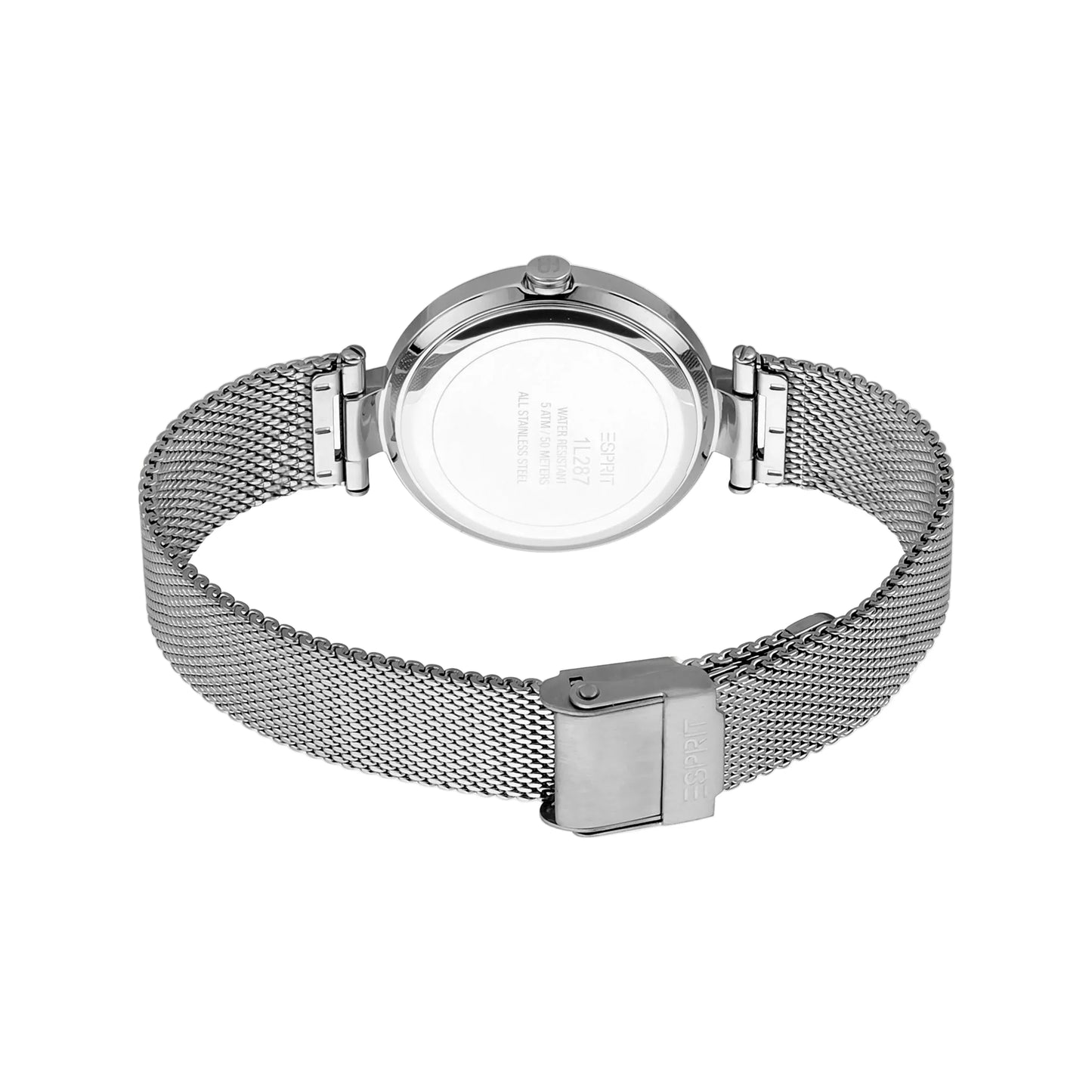 Esprit Women's Silver Stainless Steel Watch, Silver Dial | Es1g177m0015