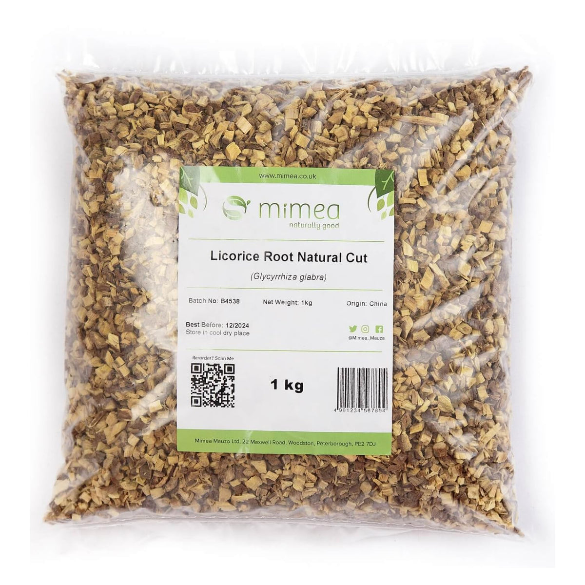 Mimea Licorice Natural Root Cut | Quality Ingredients | Distilling & Flavouring | No Additives | Herbal Remedy
