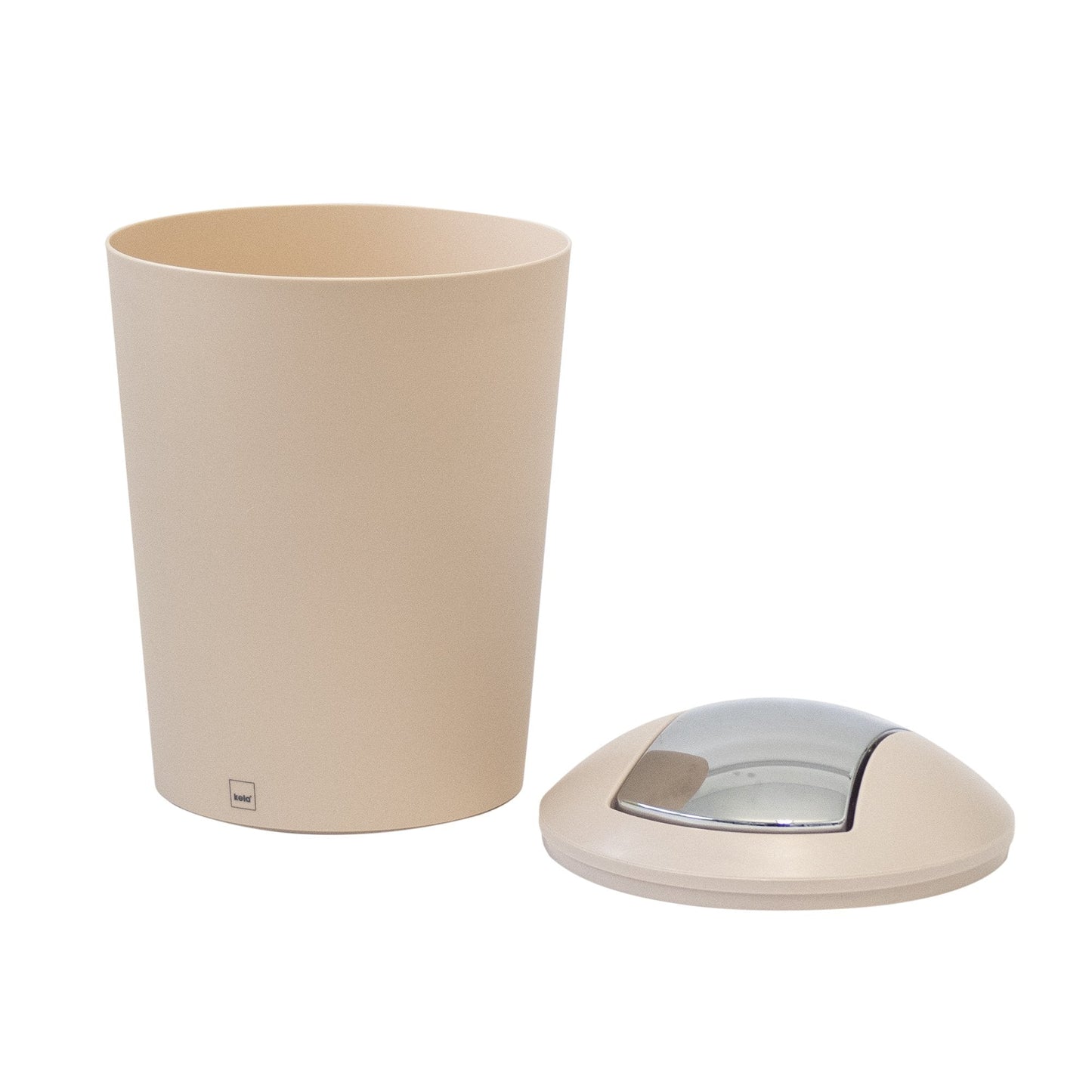 Kela 22769 Swing Lid Bin, 5 l, Plastic, Marta, Creme