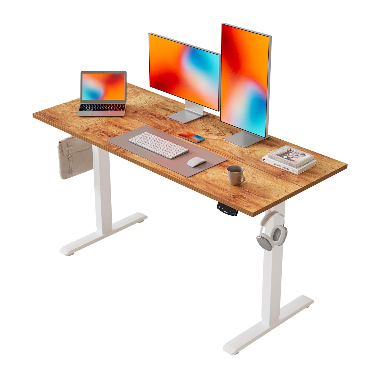 Agilestic Electric Standing Desk, 2 Memory Buttons, 120x60cm