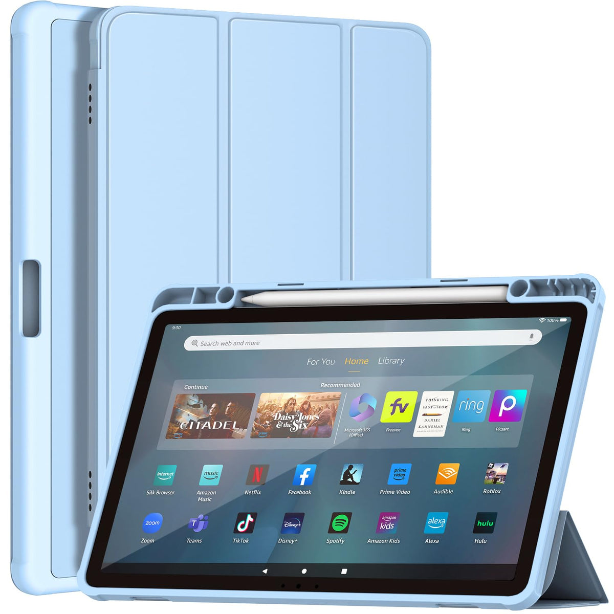 Fire Max 11 Tablet Case, Fire Max 11 Case, Sonlaryin Smart Trifold Stand Soft TPU Back with Auto Wake/Sleep for Fire Max 11 Tablet(13th Gen, 2023),