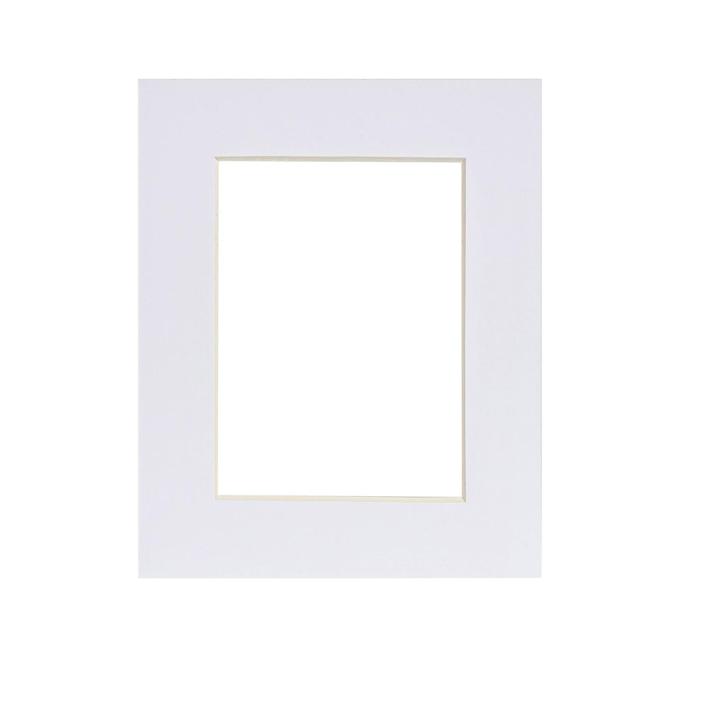 White Photo Size 4" x 6" Picture Mount for A5 Frame