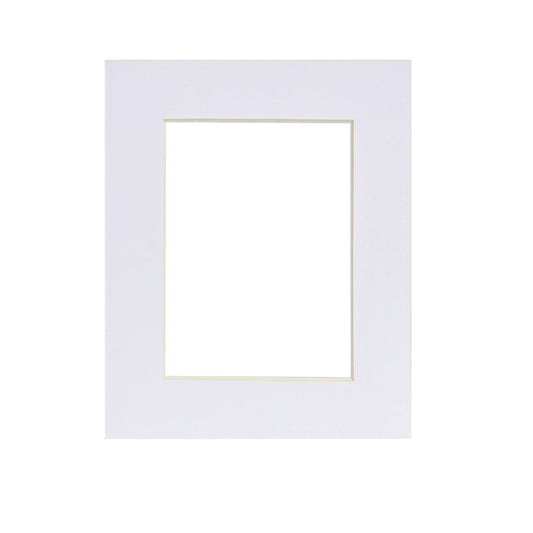 White Photo Size 4" x 6" Picture Mount for A5 Frame