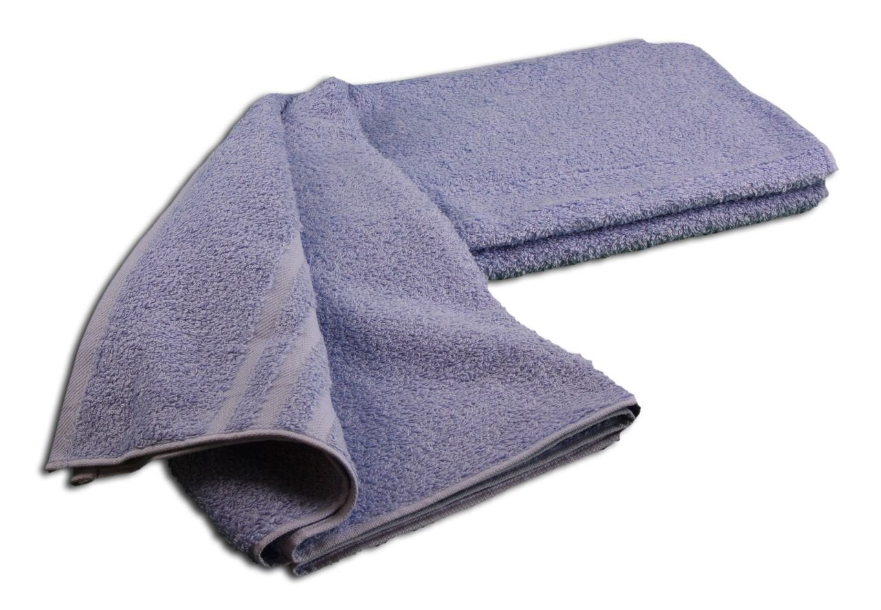 Gözze - Elegant Hand Towel Set of 2, Sylt, 100% Cotton, Heavy Weight (440 g/m²), 50 x 100 cm - Dove Blue