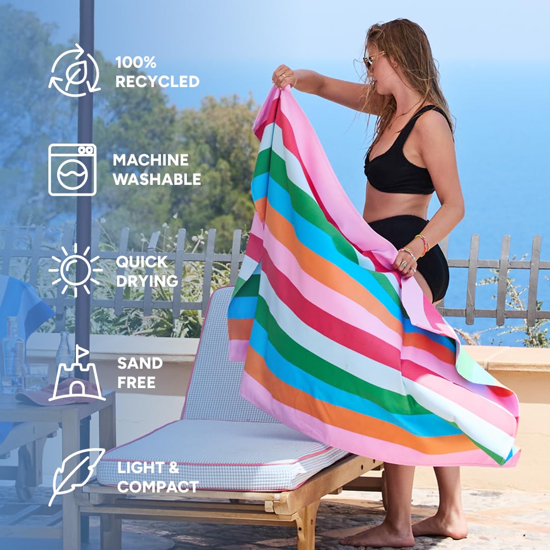 Dock & Bay Quick Dry Beach Towel - Tutti Frutti, Extra Large