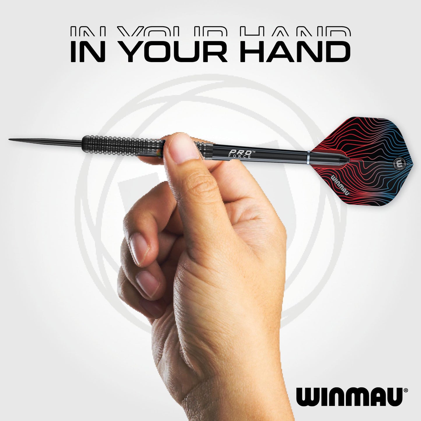 WINMAU Solaris Pro Specialist Tungsten 23 Gram Steel Tip Darts Set with Flights and Shafts (Stems)