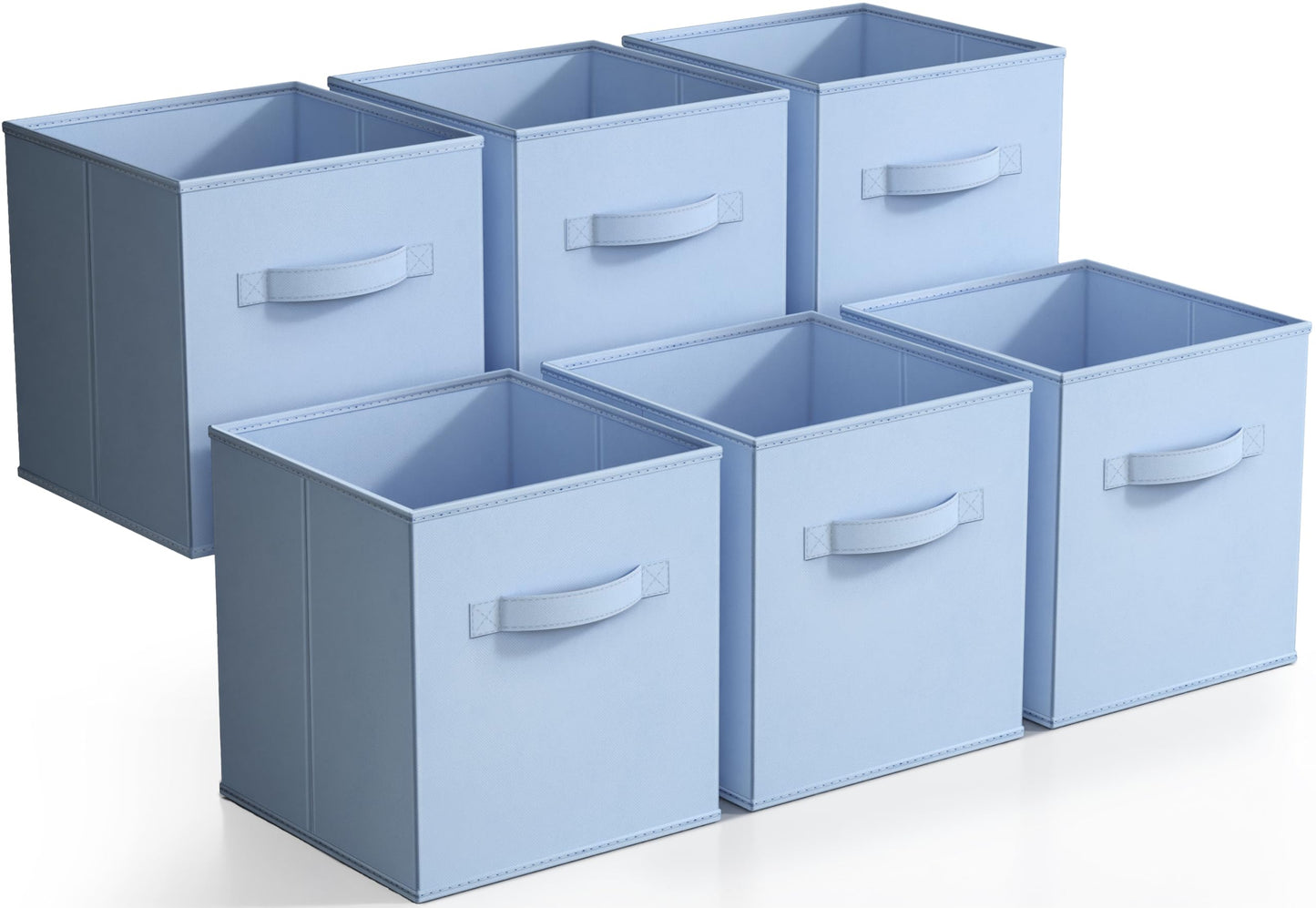 Sorbus Storage Cubes - 11 Inch Foldable Fabric Baskets for Organizing Pantry, Closet, Shelf, Toy Box, Cubby