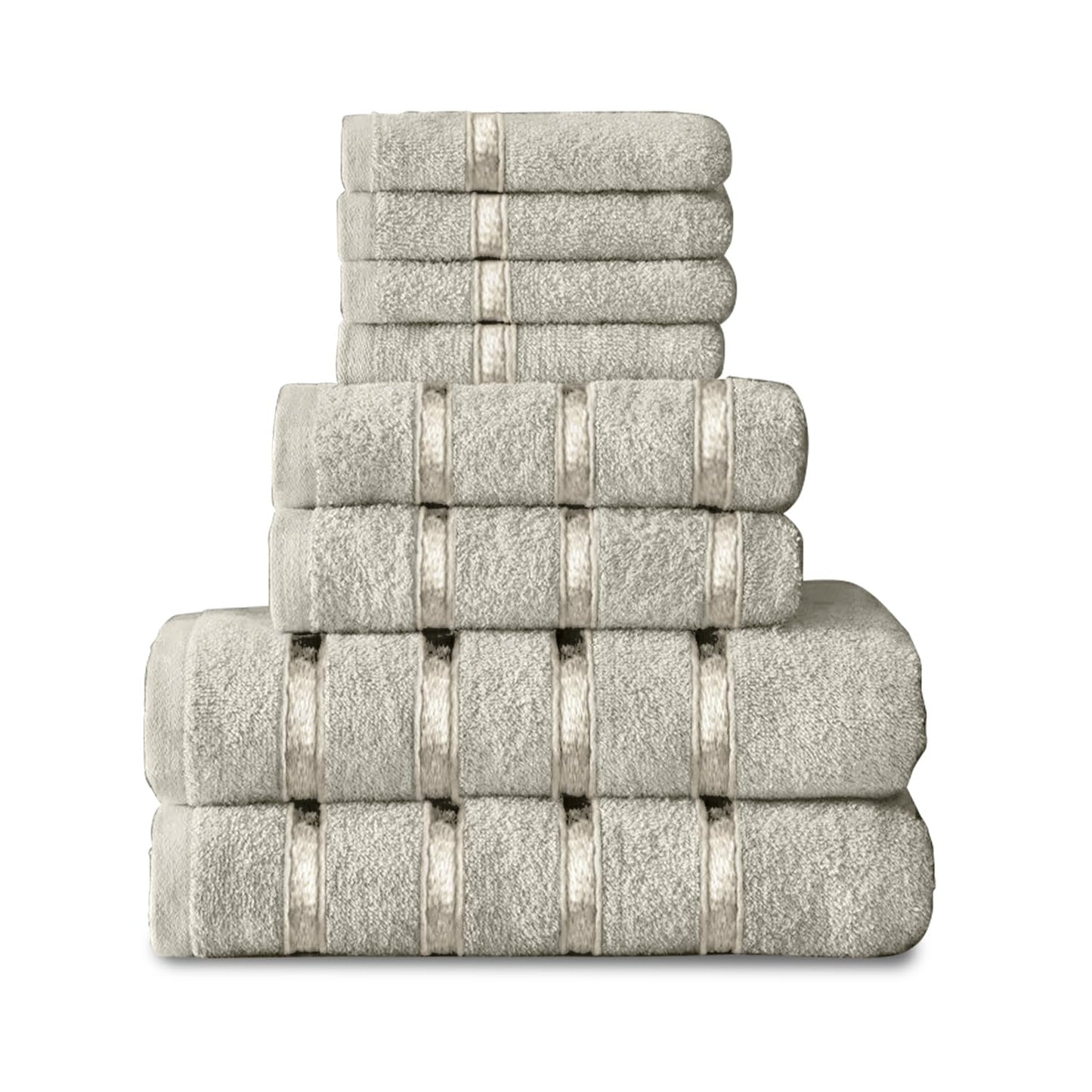 GC GAVENO CAVAILIA Boston Towel Bale Set-75, 100% Egyptian Cotton, Cream, Full