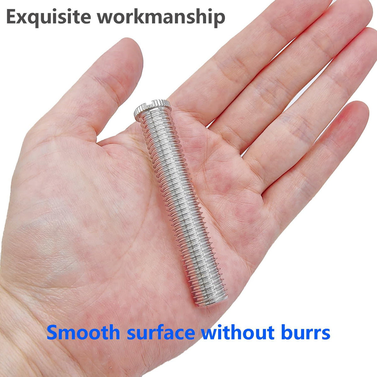 Qrity 70mm Ceramic Wash Basin Extended Bolt Screw Kitchen Sink Basket Strainer Plug Screw for Marble Artificial Quartz Stone Wash Basin