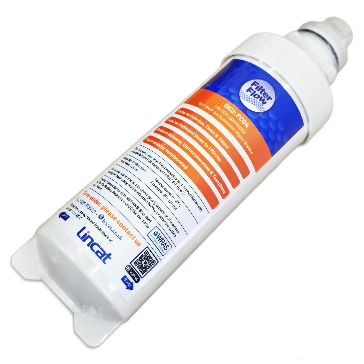 Lincat Filterflow FC04 Filter Cartridge for Lincat FX Series Water Boilers - CKP8005