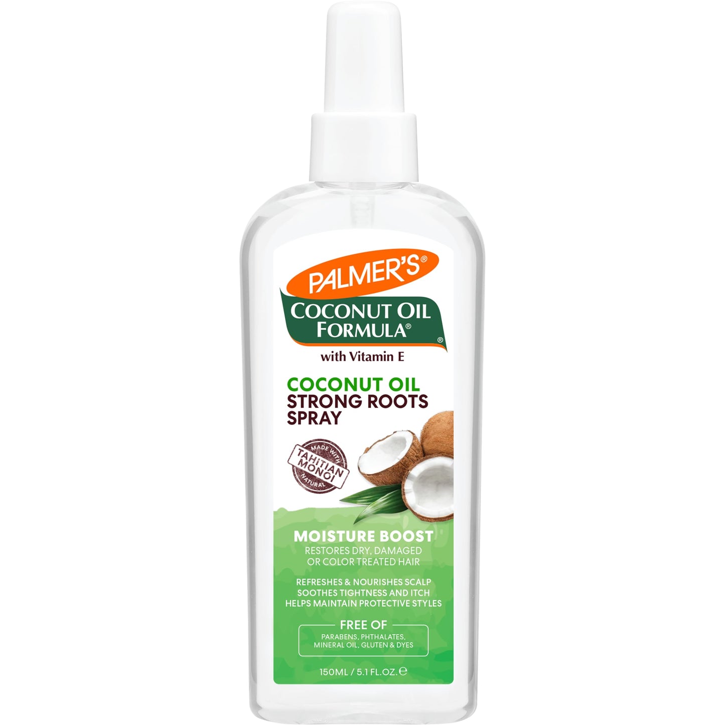 Palmer's Coconut Oil Formula Strong Roots Spray 150ml Refreshes Scalp