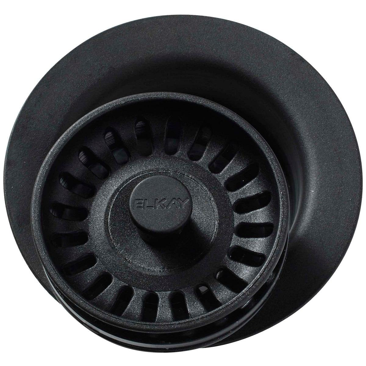 Elkay LKQD35CA Basket Strainer, Caviar, LKQD35