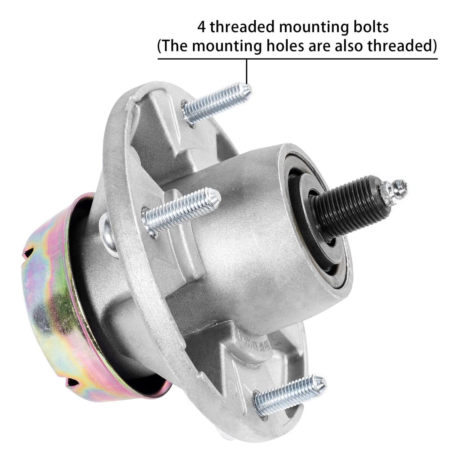 Parts Camp Replacement Spindle AM144377 for John Deere AM124498 AM131680 AM135349 Mower Spindle