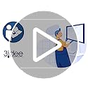 3IDEE VESA Adapter Compatible with BenQ Monitor (EX3203R, EX3501R) - VESA Mount 75x75 mm - for Monitor Without VESA Connection - for Mounting on a Monitor or Wall Mount