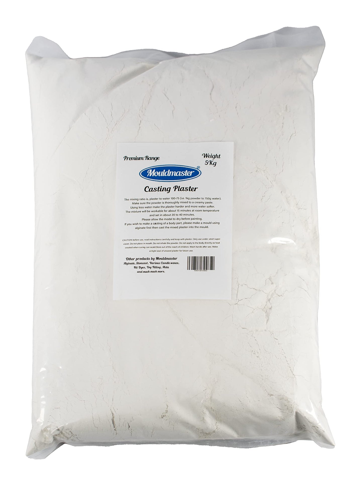 Mouldmaster PMM05 Premium Casting Plaster 5Kg, White