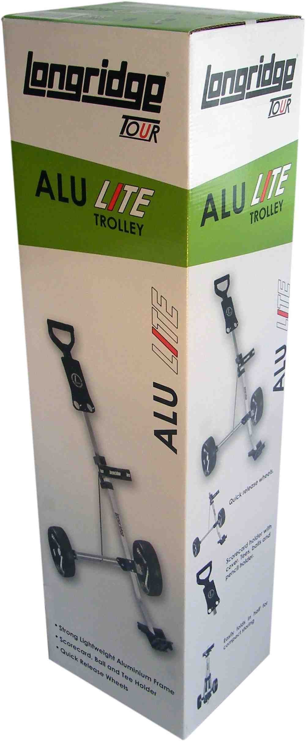 Longridge Alu Lite 2 Wheel Golf Trolley, Silver
