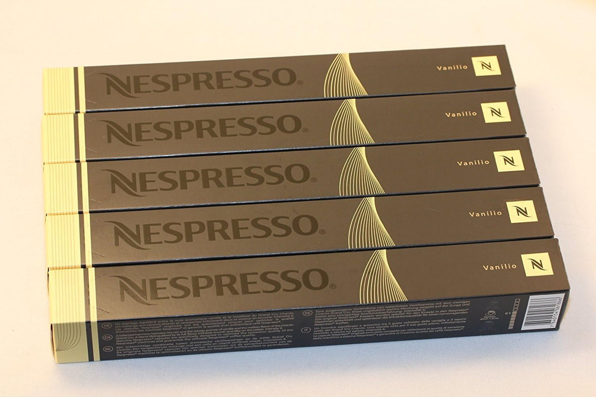 50 Vanilio Nespresso Capsules Espresso Lungo