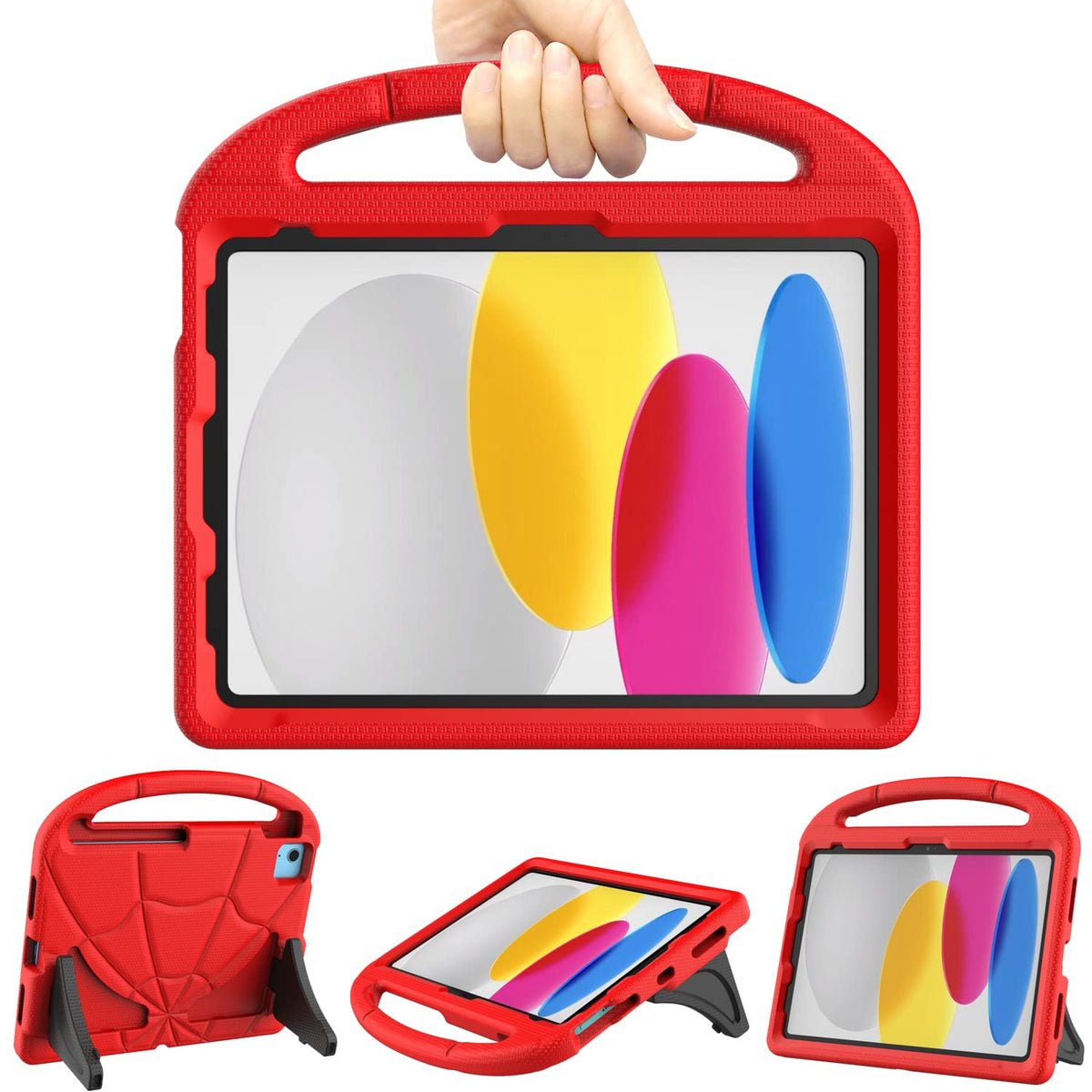 Kids Case for iPad A16 11th Gen 2025/iPad 10th Gen 2022, iPad Air 6/5/4th Gen, TrendGate Shockproof 10.9''/11'' Case with Handle Stand and Pencil