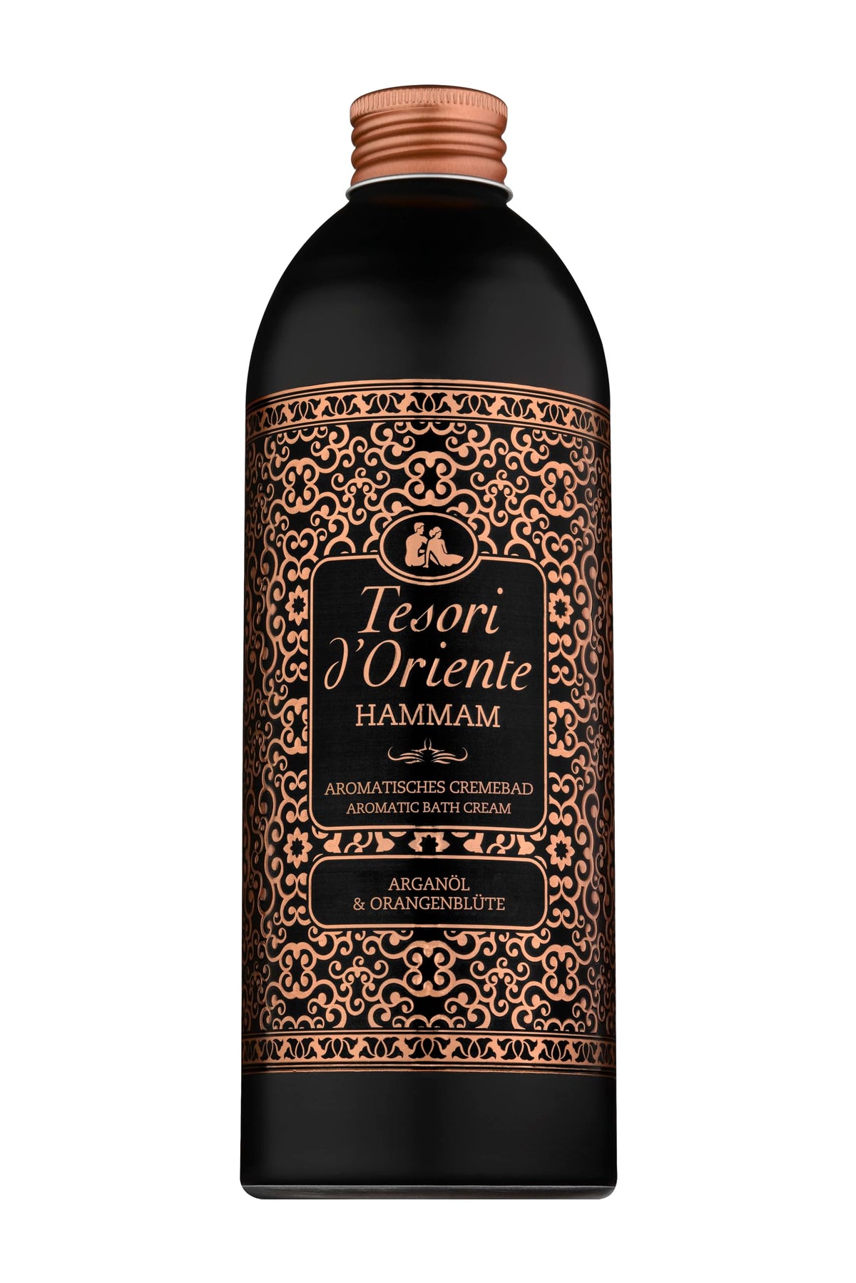 Tesori d'Oriente Cremebath 'Hammam' 500 ml Aromatic Bath with Argan Oil and Orange Blossom Body Care for The Bath Ritual for Body & Senses