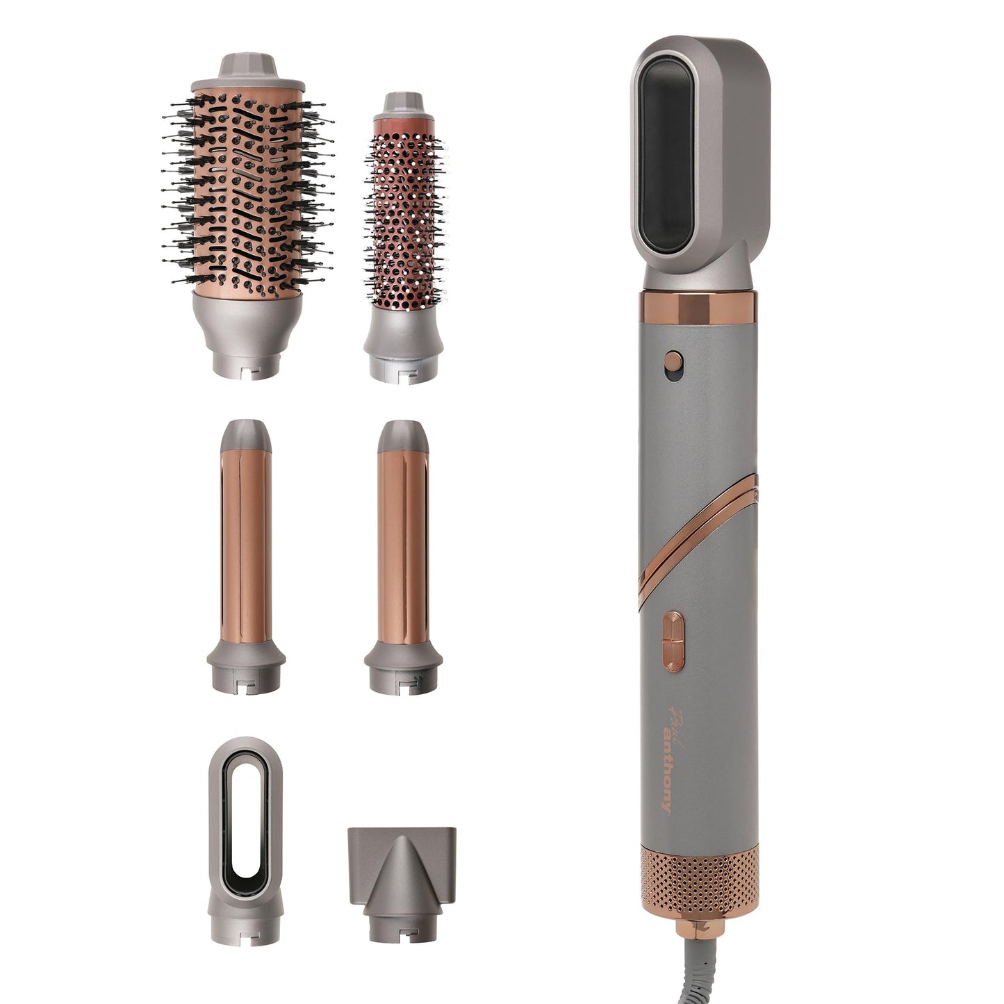 Paul Anthony 'MACH 2' 1000W Multi-Function Folding Blow Dryer and Hair Styler, High Power Motor, 3 Temprature Settings, Lockable Twist Design, 6X