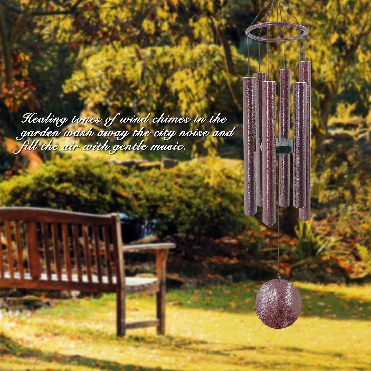 ASTARIN Sympathy Wind Chimes for Outside, Memorial Wind Chimes for Loss of Loved One, Large Deep Tone Wind Chimes Outdoor in Memory of Loved for