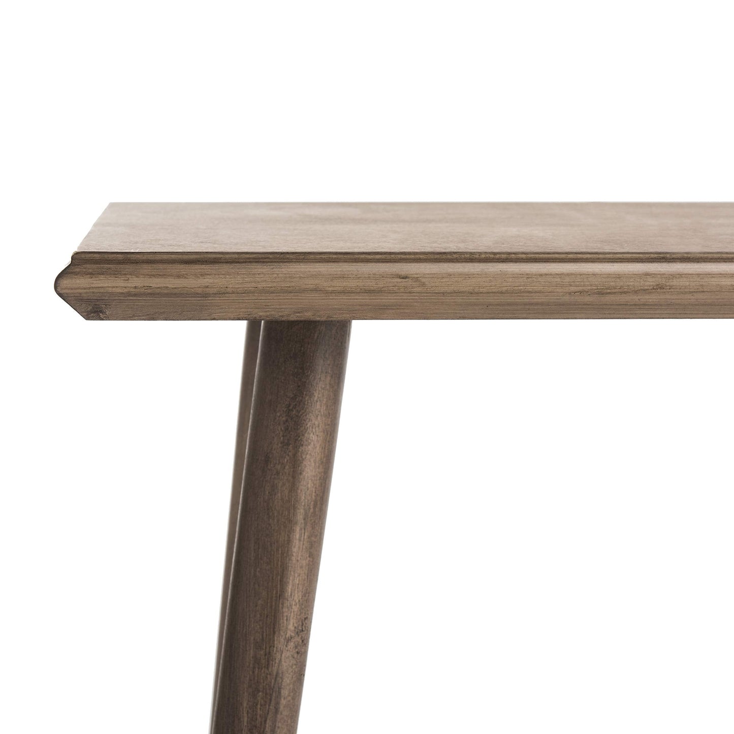 SAFAVIEH Modern Wooden Accent Table, in Chocolate, 40 X 120 X 80