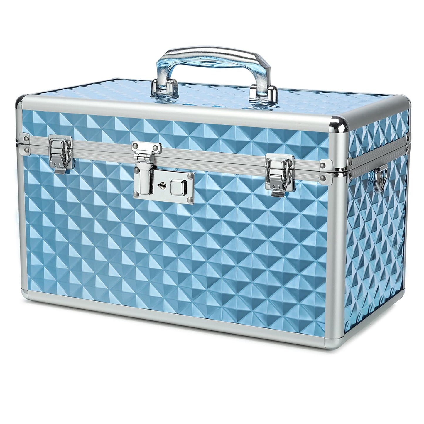 HEWEI WORKS Storage Box with Key Lock, Lockable Medicine Storage Box, Empty First Aid Box, Security Lock Box