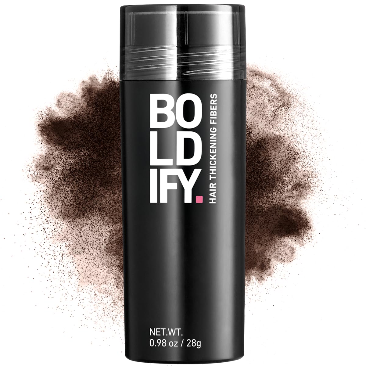 BOLDIFY Hair Fibres (28g) - Fill In Thinning and Fine Hair for an Instantly Fuller, Thicker Look - 14 Shades for Women and Men - Dark Brown