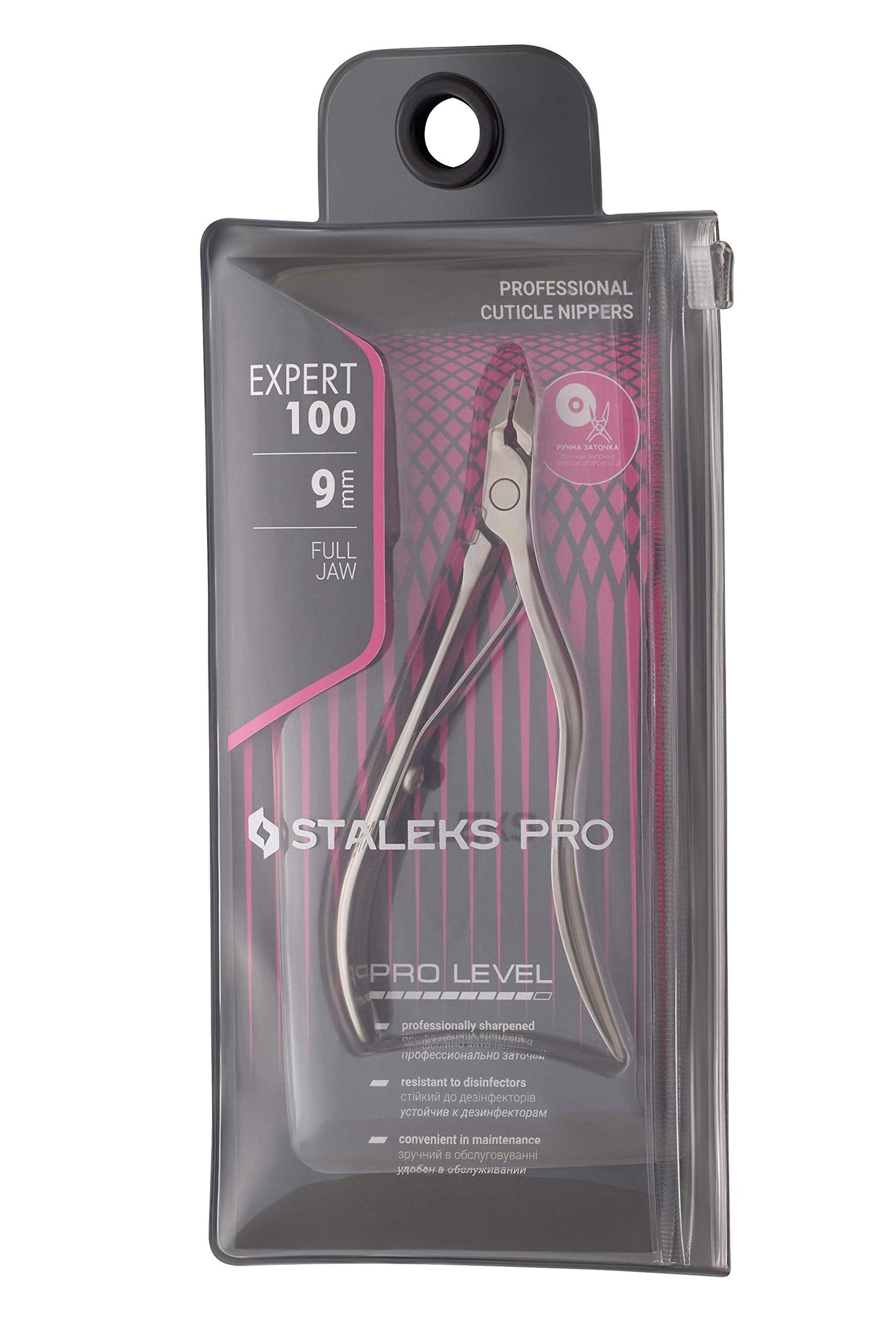 STALEKS Pro Professional Expert 100 Cuticle Nippers (9 mm)