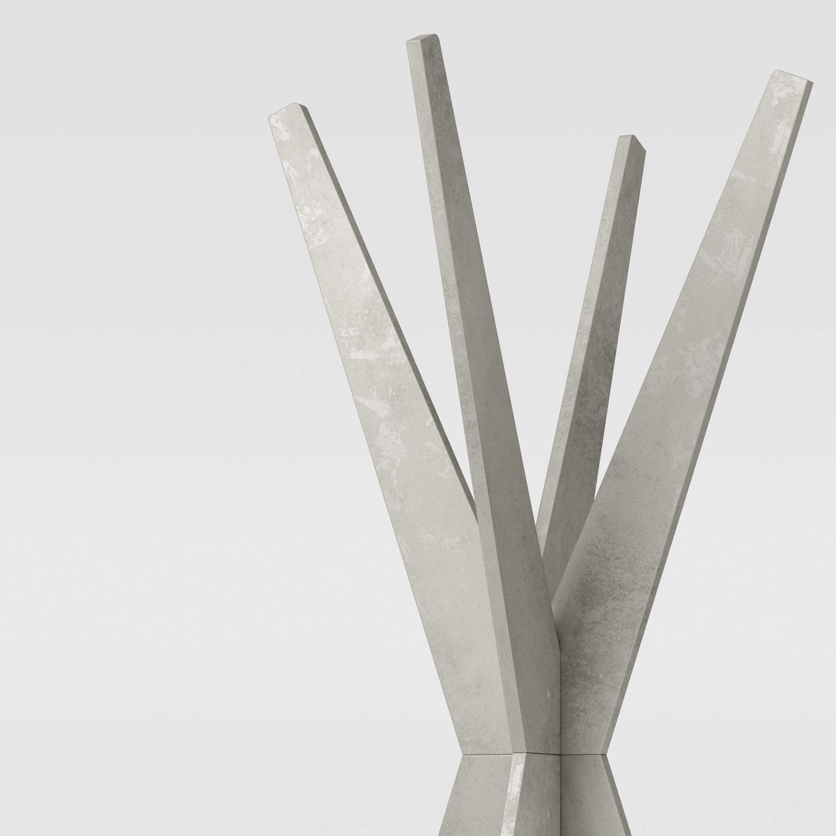 Mobili Fiver, Coat stand, Emma, Concrete Effect, Grey, Made In Italy