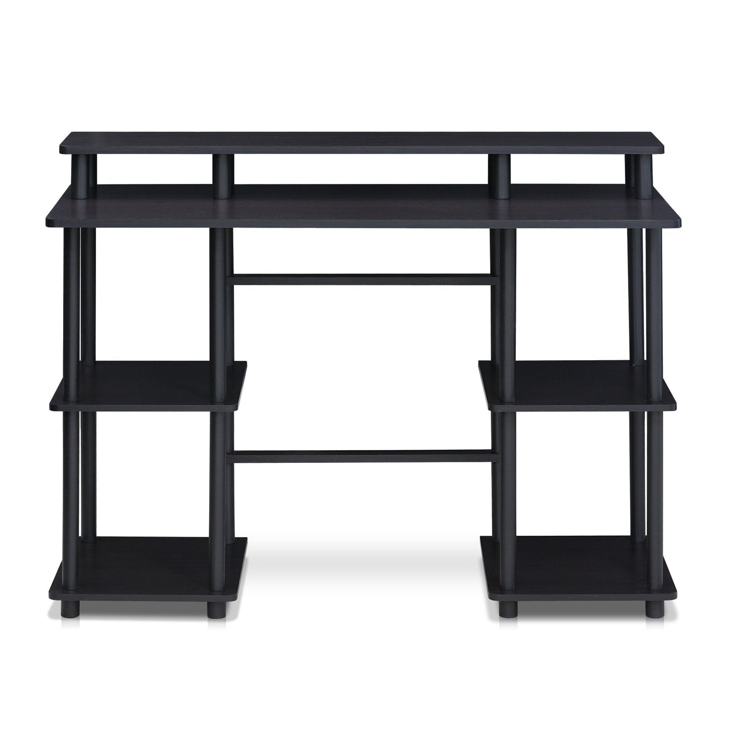 Furinno Computer Desks, Wood, Espresso/Black, one Size