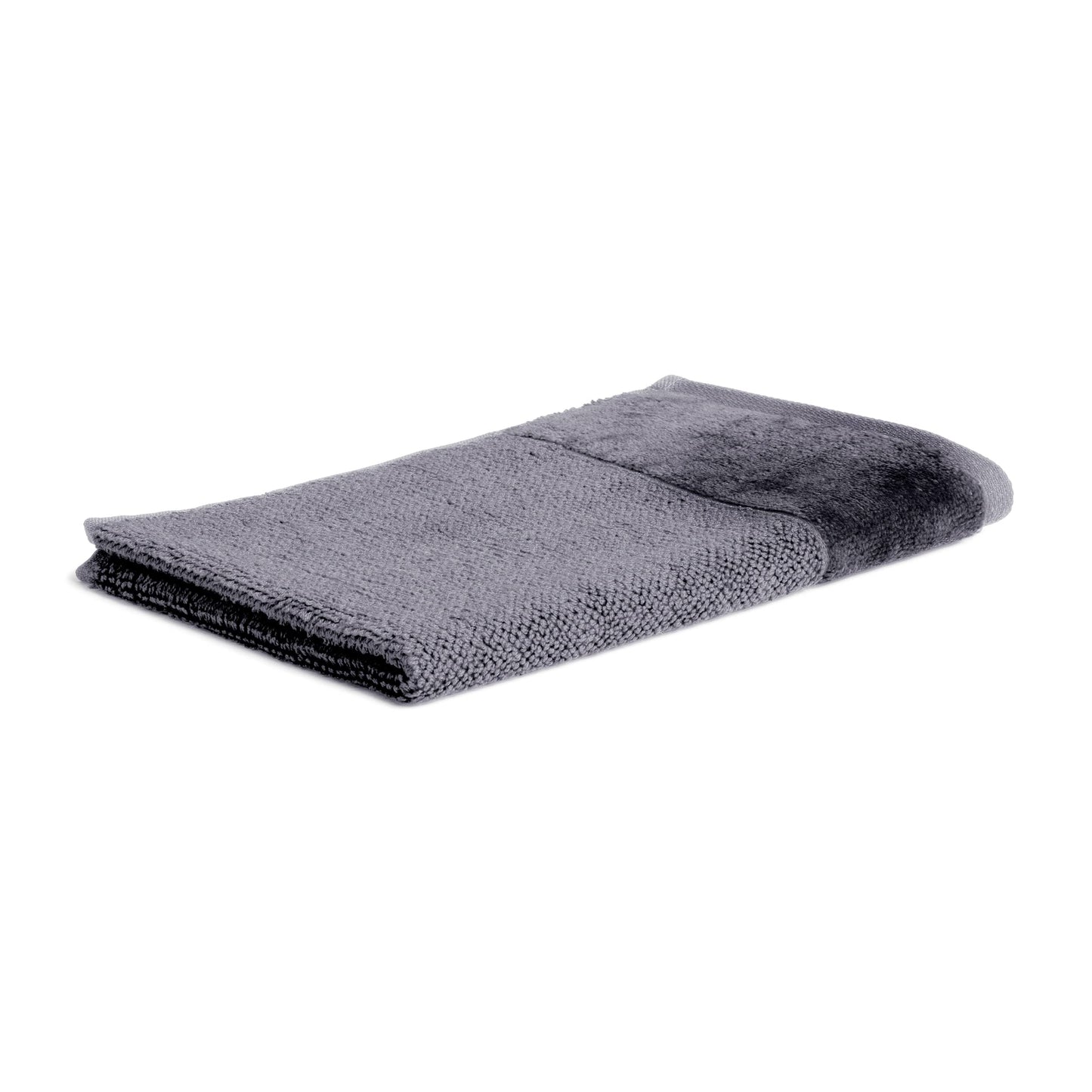 Möve Bamboo Luxe guest towel 30 x 50 cm made of 60% cotton / 40% viscose from bamboo cellulose, stone