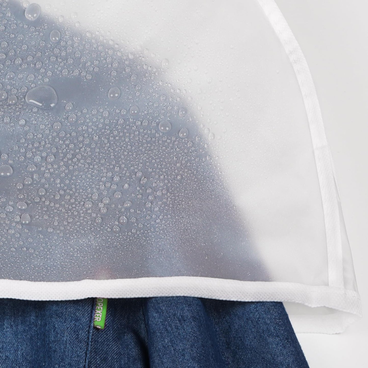 Univivi Shoulder Covers for Clothes (Set of 30) Breathable Garment Dust Covers Protectors with 2" Gusset for Suit, Coats, Jackets, Dress Closet
