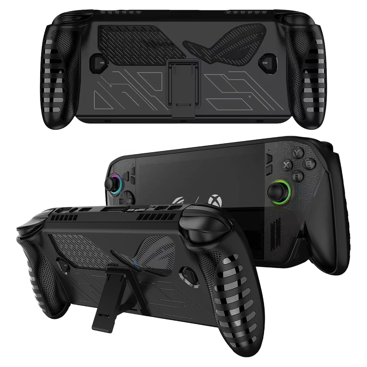 KUSINHOKA Case for ASUS ROG Xbox Ally/ROG Xbox Ally X,Shockproof Anti Scratch Anti Squeeze Non Slip Silicone Dust Protection Cover with Built-in