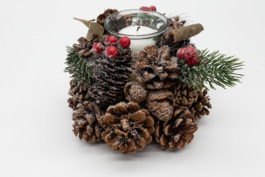 Christmas Tea Light Candle Holder Decoration