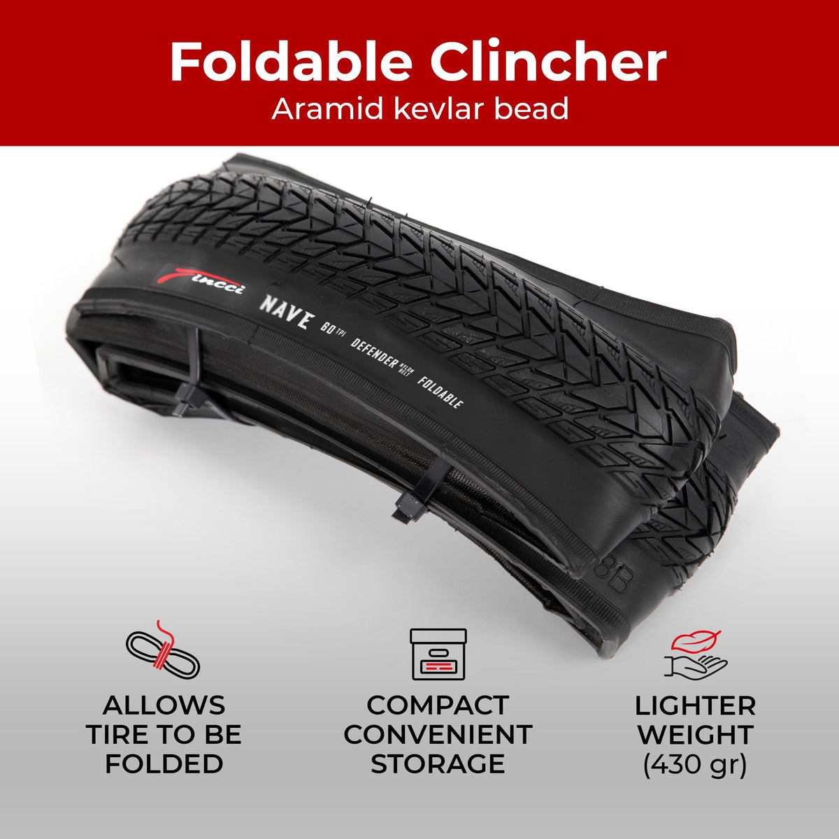 Fincci Gravel Bike Tyres 700x35c - Pair Foldable Bicycle Tires 28 inch with 1 mm Nylon Antipuncture, Tyre 37-622 60 TPI for Gravel, Mountain,