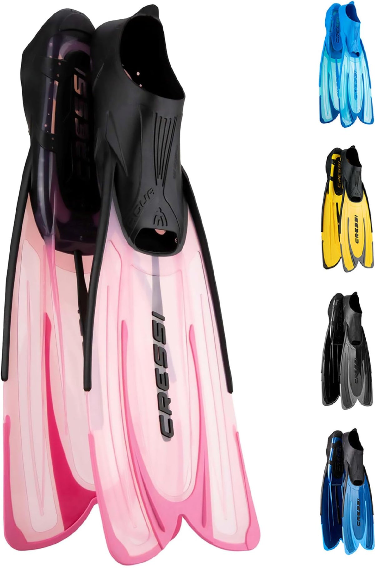 Cressi Unisex's Agua Fins for Diving and Snorkeling, Pink, 39/40 (5/6)