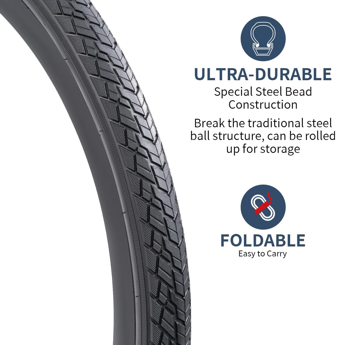 YunSCM 2-Pack 28 inch / 700C Road Bike Tyres 28x1.40 700x35C ETRTO 35-622 with 2 Pack 700C Bike Inner Tubes 700x35/43C FV48mm Presta Valve Compatible
