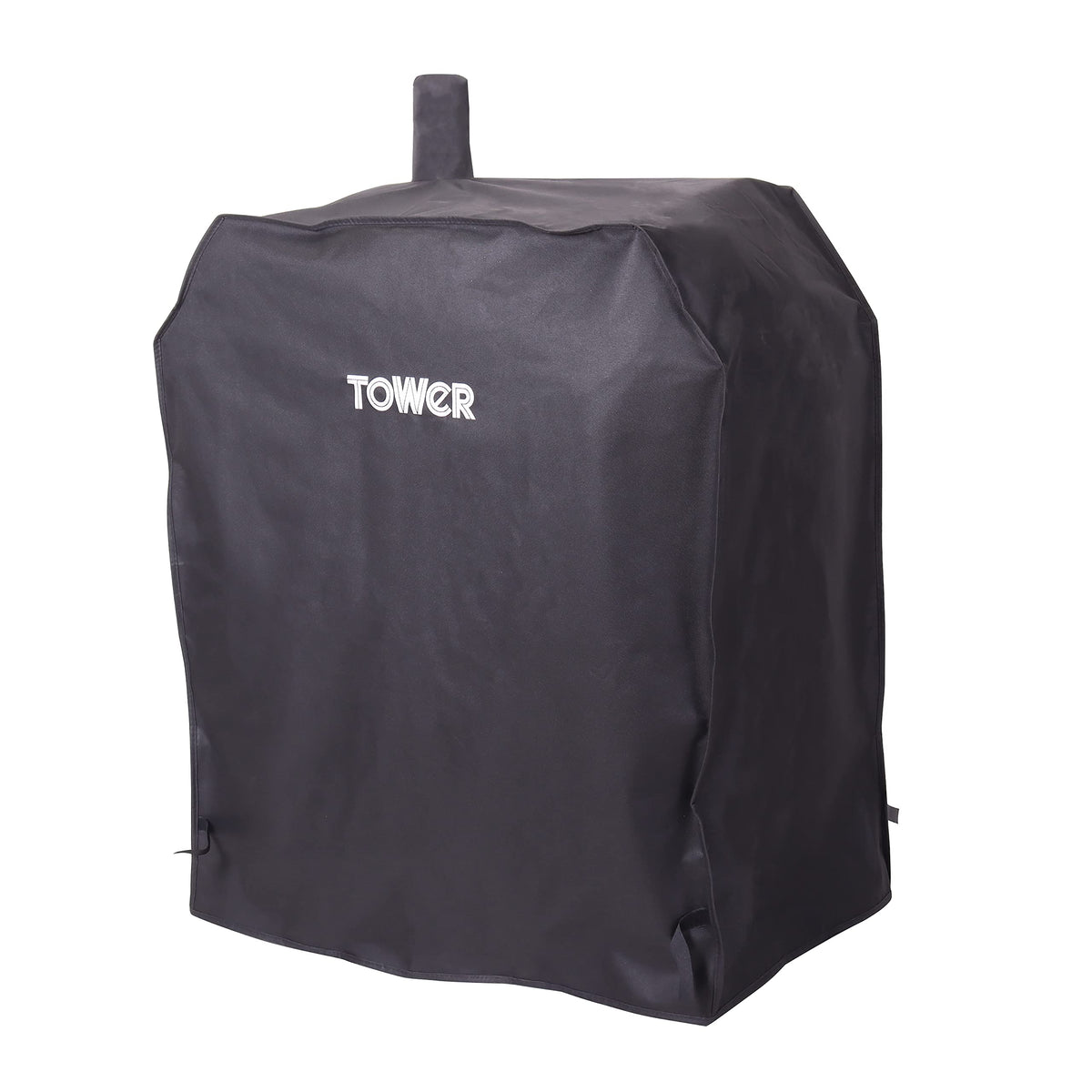 Tower Grill Cover for Solo BBQ and Most Pedestal Barbecues, Waterproof and Windproof, Black