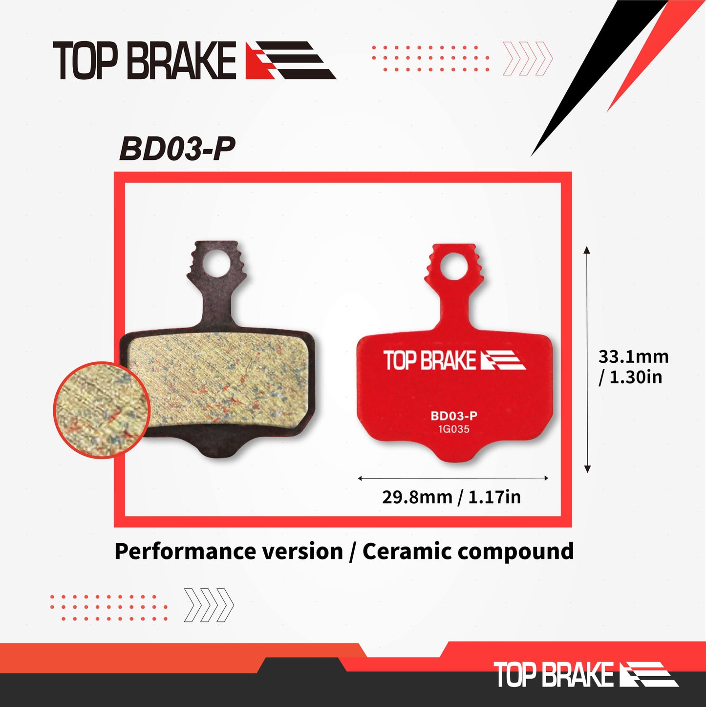 Top Brake Disc Bike Brake Pads for Sram Level T,TL, Level Ultimate B1, Avid Elixir 1 3 5 7 9 R ER CR Mag Sram XX,X0,XXWC DB1,3,5