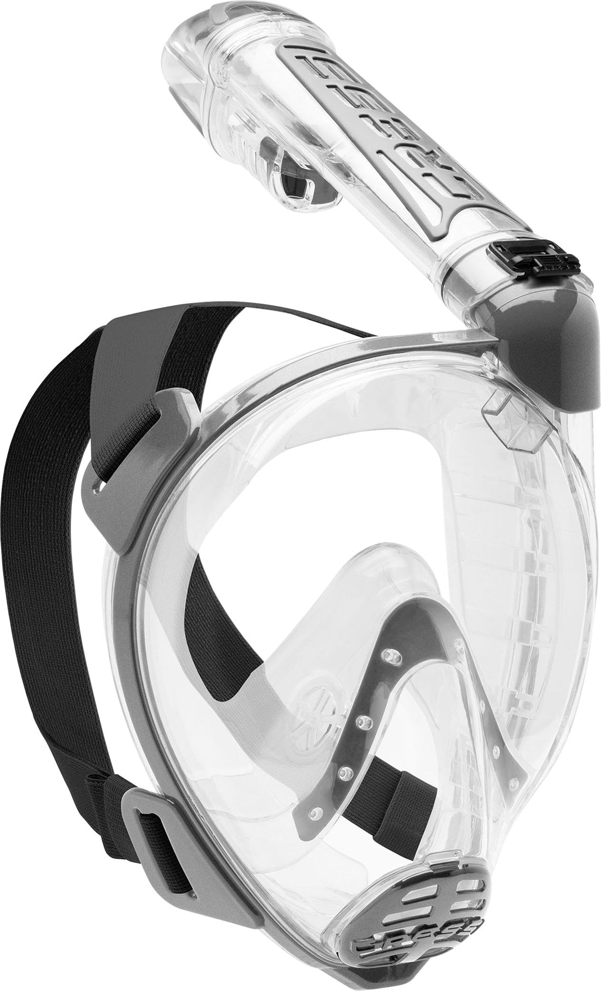 Cressi Duke Full Face Snorkel Dry Mask - Available in Standard Version or with Action Cam Holder, Adult Unisex