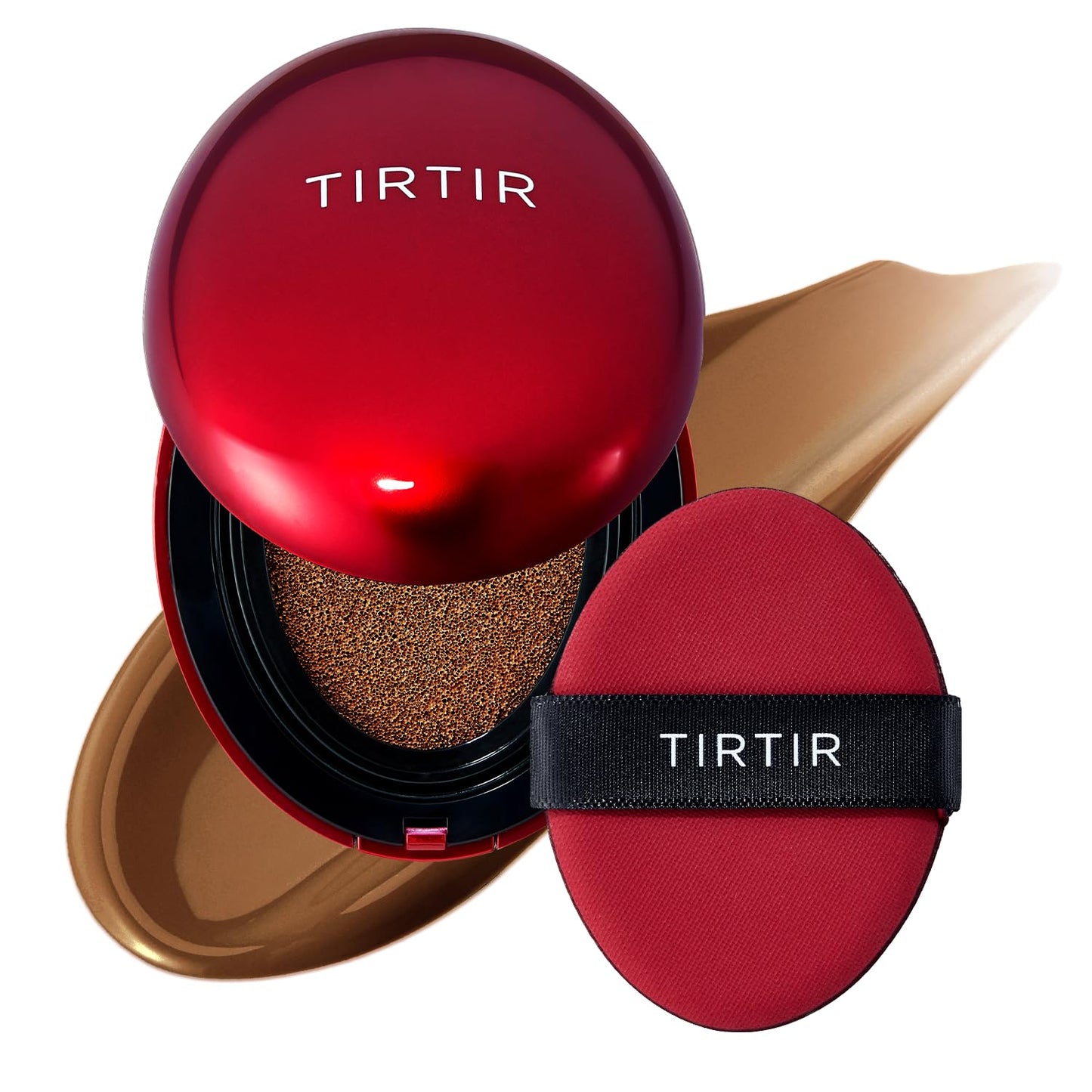 [*Mini Size*] TIRTIR Mask Fit Red Cushion Foundation | Long-Lasting, Lightweight, Buildable Coverage, Semi-Matte Finish, Korean Cushion Foundation