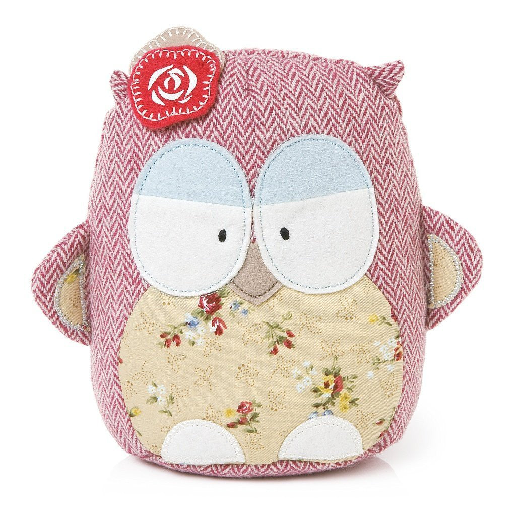 Montage Owl 6-inch wearing a Flower Soft Toy